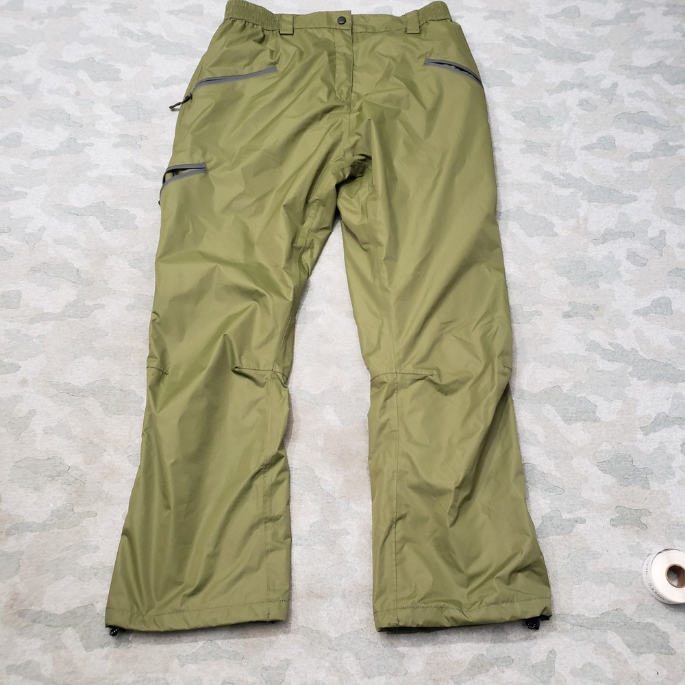 Little Donkey Andy Pants Women Large Green Outdoor Hiking Pockets Active